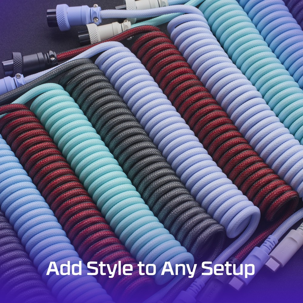 HyperX USB-C Coiled Cable Gray