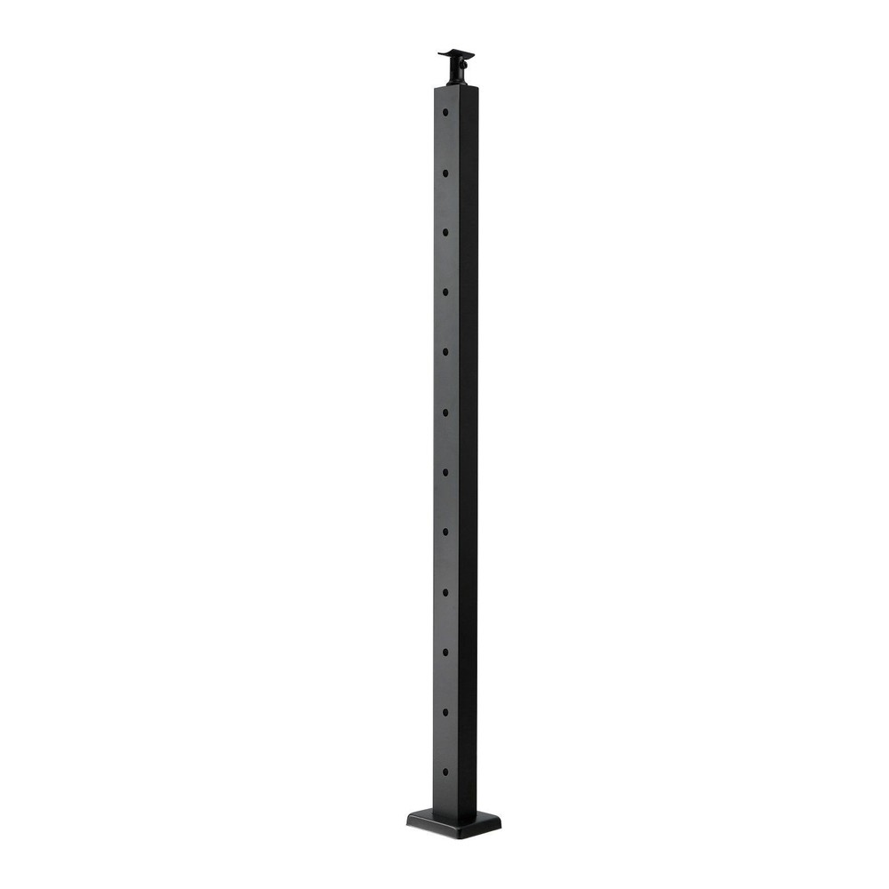 Cable Railing Post, 42x2x2 Inch Level Deck Stair Posts, 1-Pack Stainless S