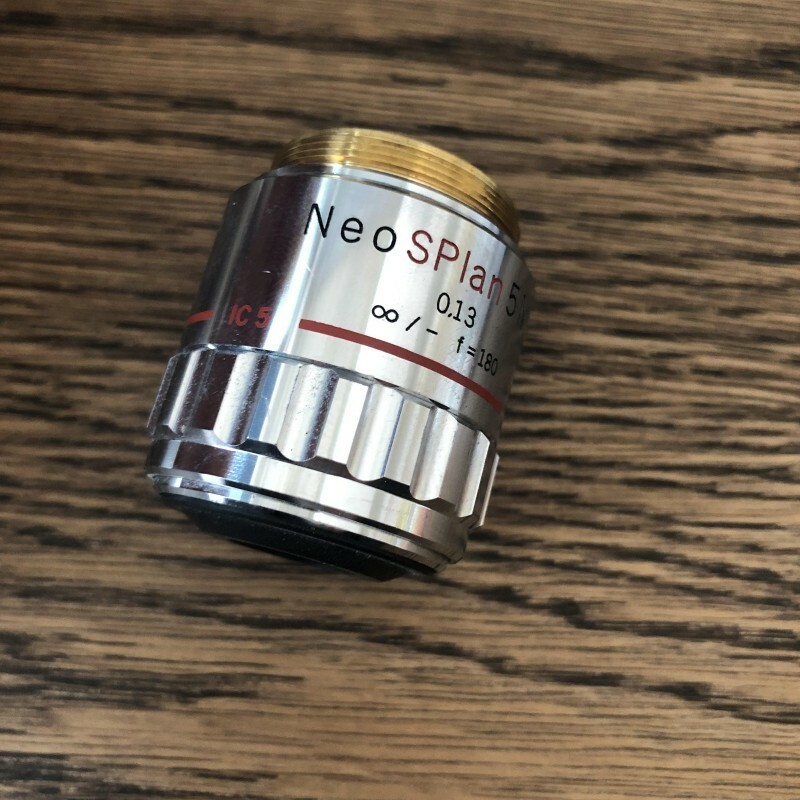 1pc USED  Neo SPlan 5X/0.13 NIC microscope objective