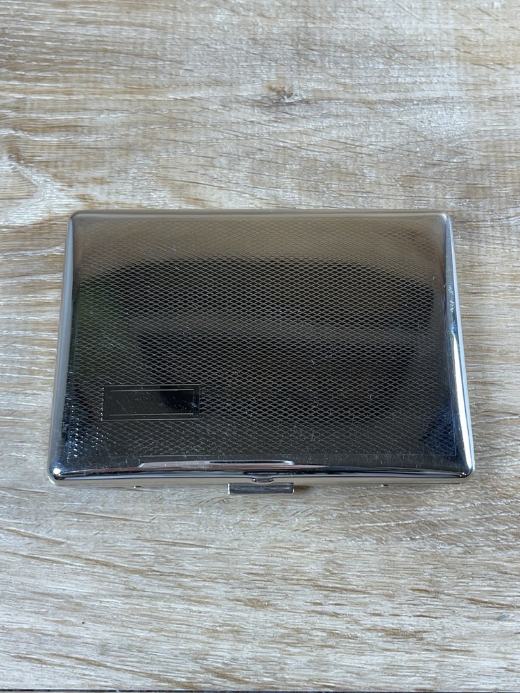 Lubinski Silver Toned Cigarette Holder Case