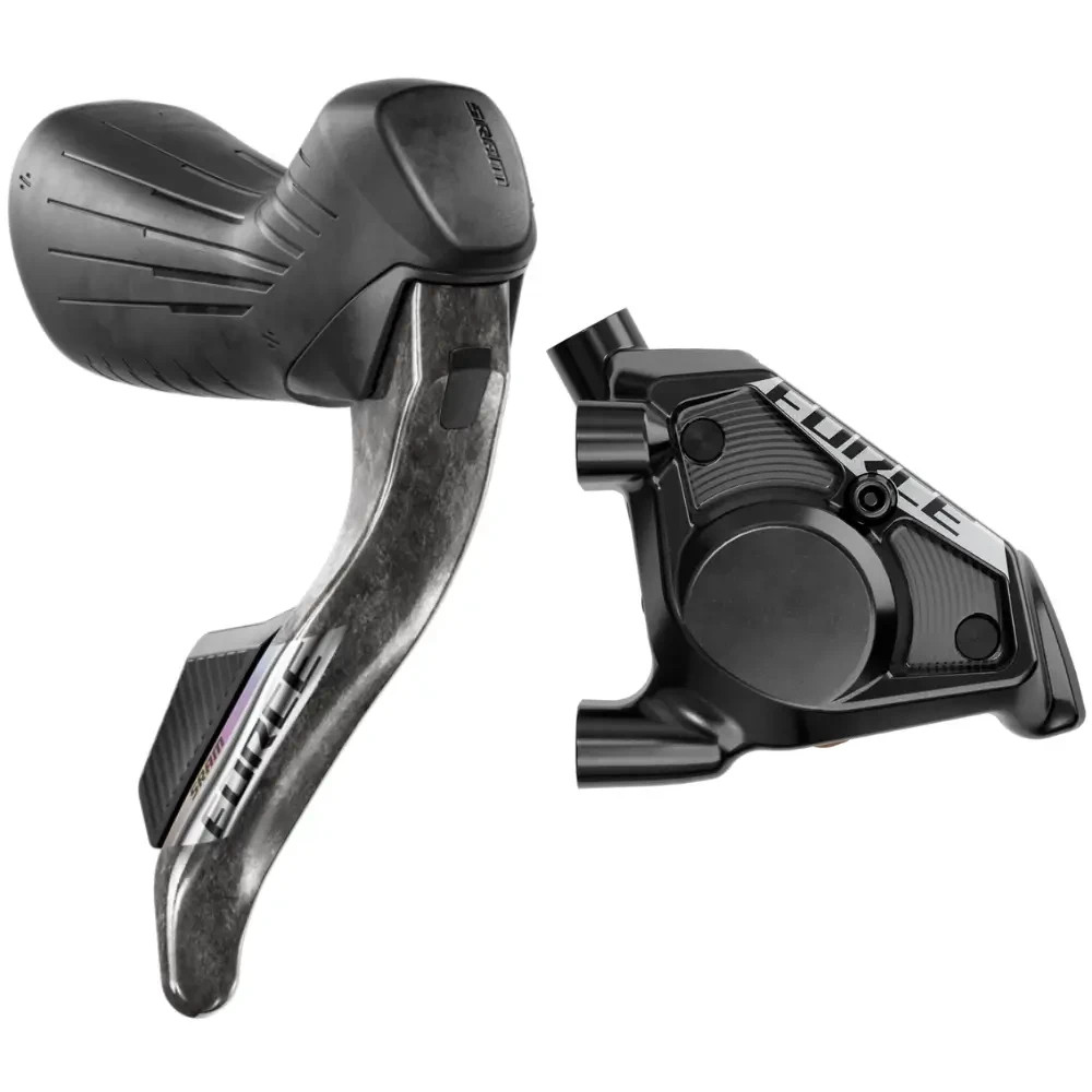 SRAM Force E1 AXS Hydraulic Shift-Brake Levers with Calipers. Flat Mount