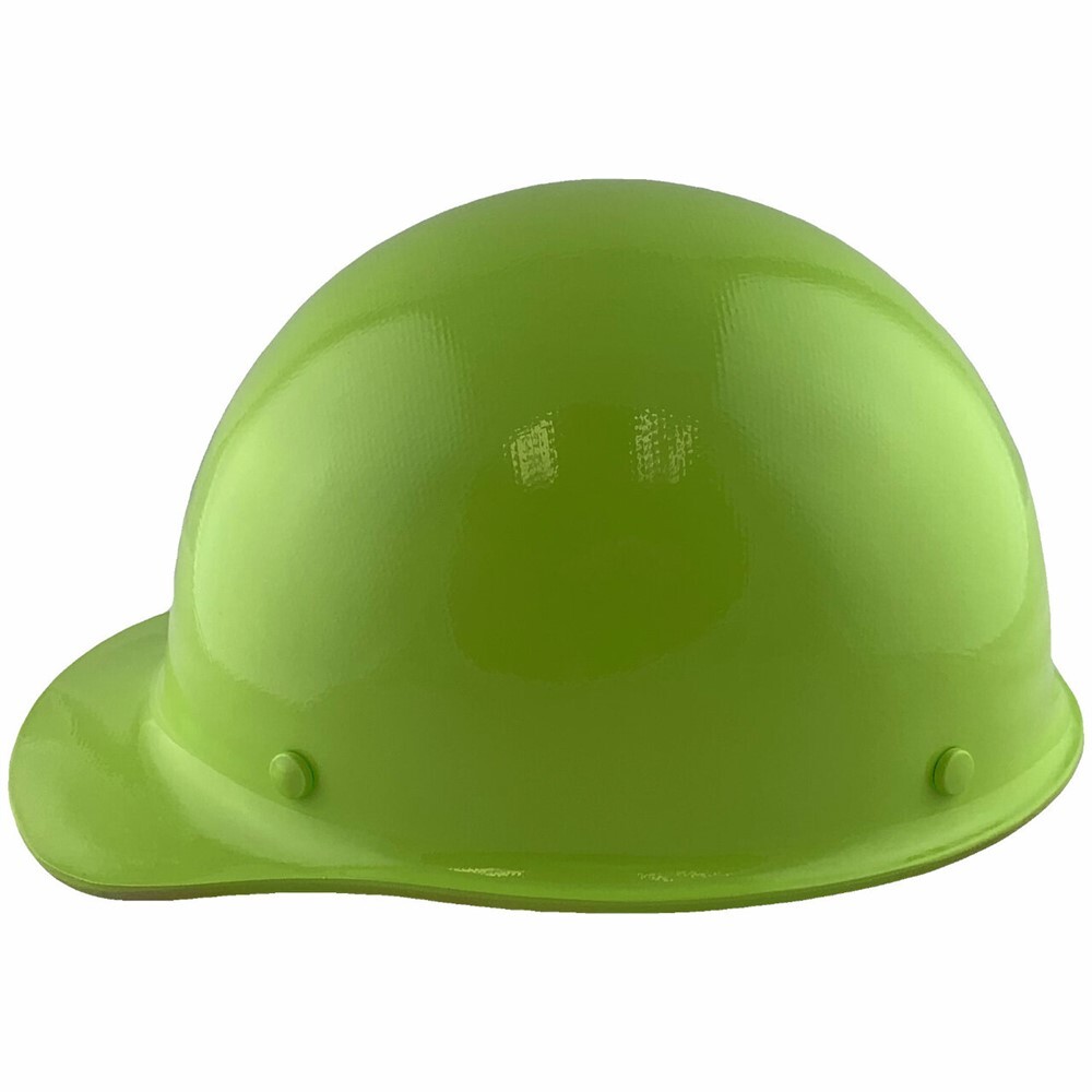 MSA Skullgard Cap Style Hard Hat - Custom Painted Lime Green