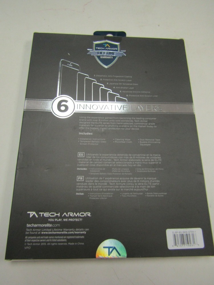 TECH ARMOR GLASS SCREEN PROTECTOR, SAMSUNG GALAXY TAB E 8, PLEASE READ! 8264