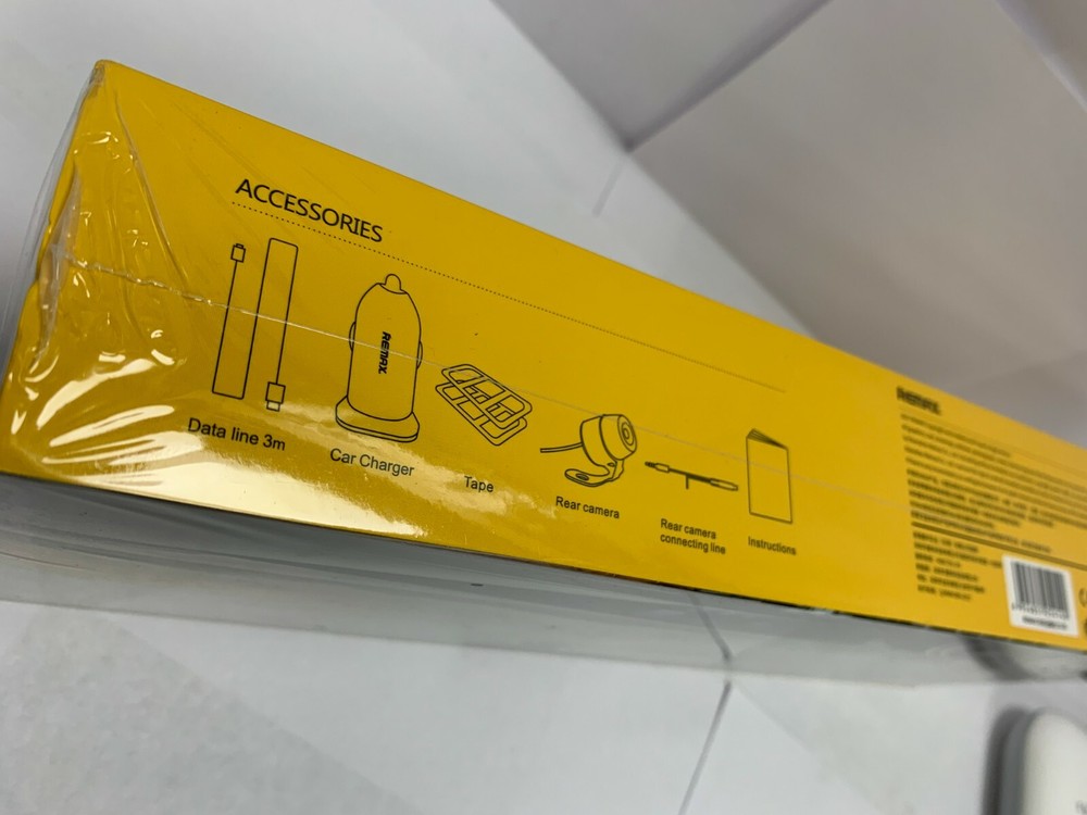 DASHCAM Front & Rear View Camera + Mirror + Data Recorder + Microphone Remax