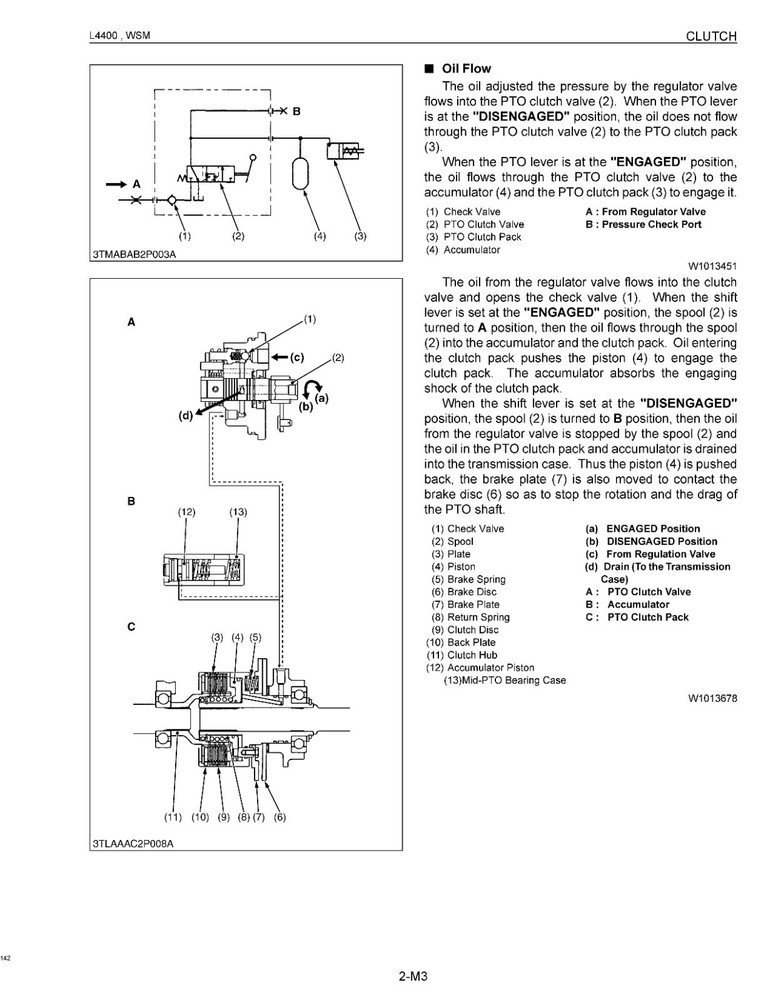 4400 Tractor Technical Workshop Repair Manual fits L4400 - 3 RING BINDER
