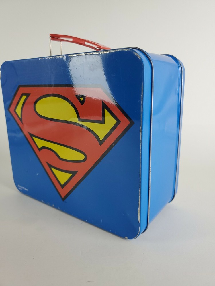 DC Comics Superman Logo Trademark Tin Lunch Box