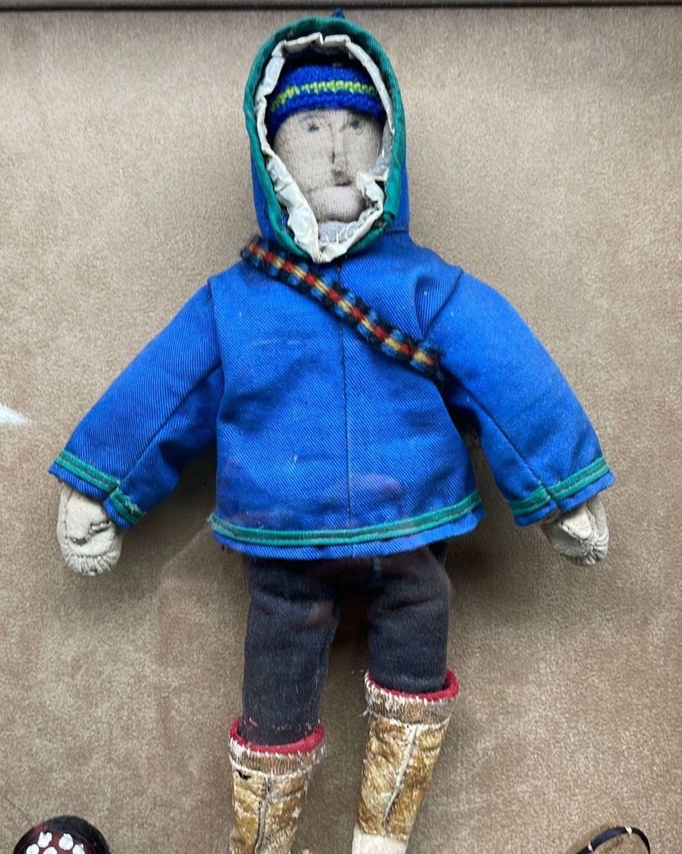 Native American dolls in shadowbox Kachina Indian Lot Collection Display Tribe