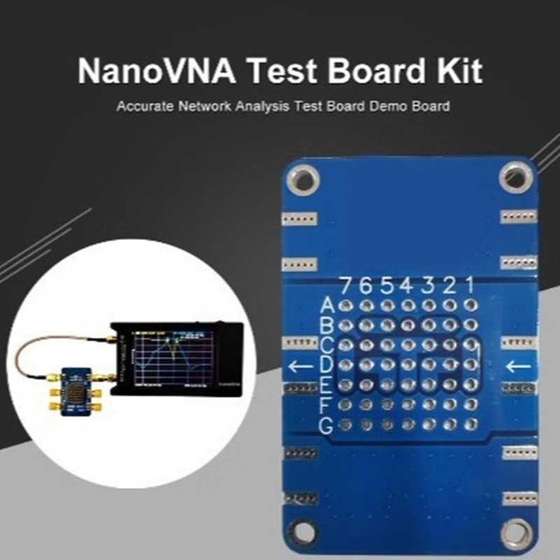 NanoVNA Testboard Kit VNA Networking Analysis Test Demo Board Replacement