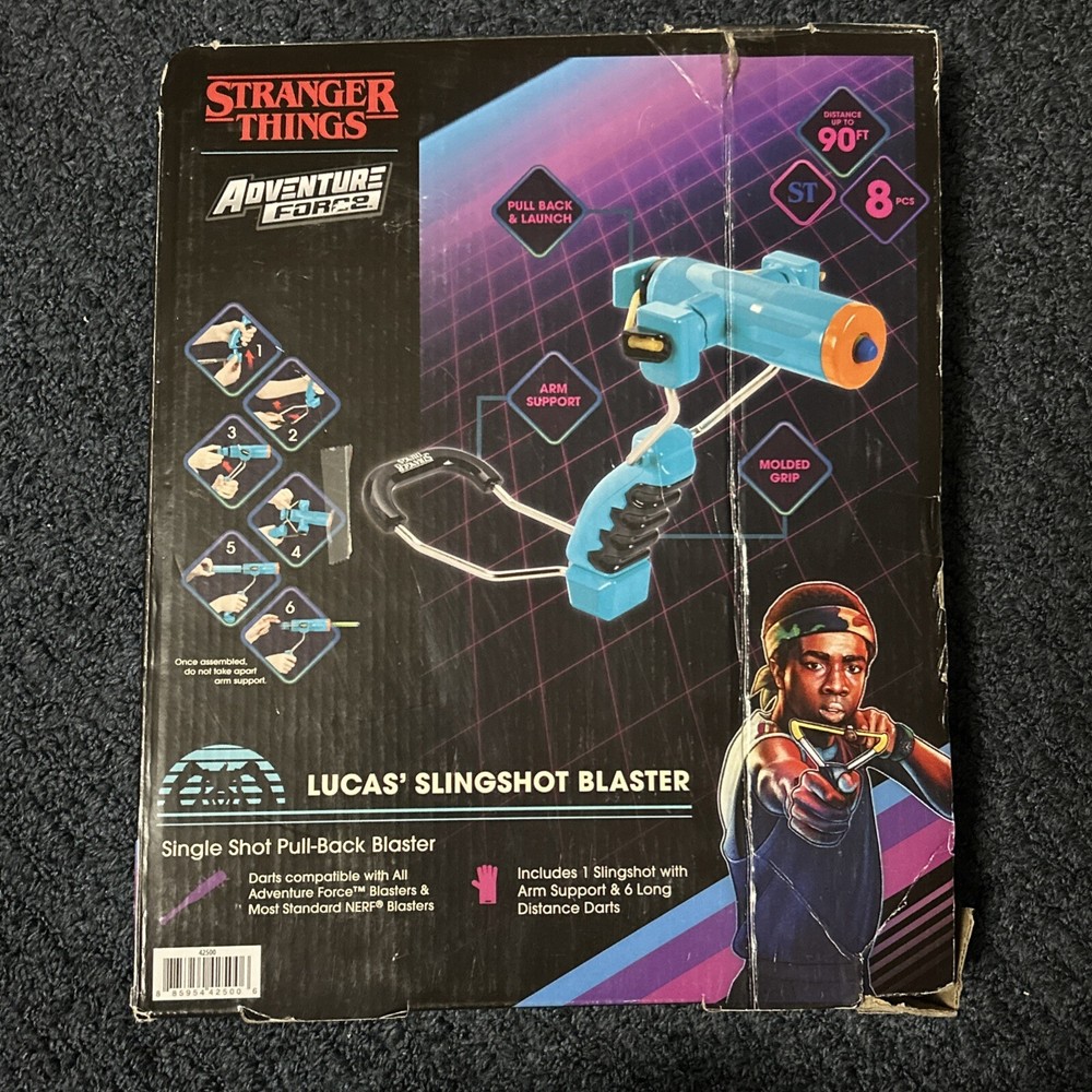 Adventure Force Stranger Things Lucas' Slingshot (Damaged Box/Missing Darts)