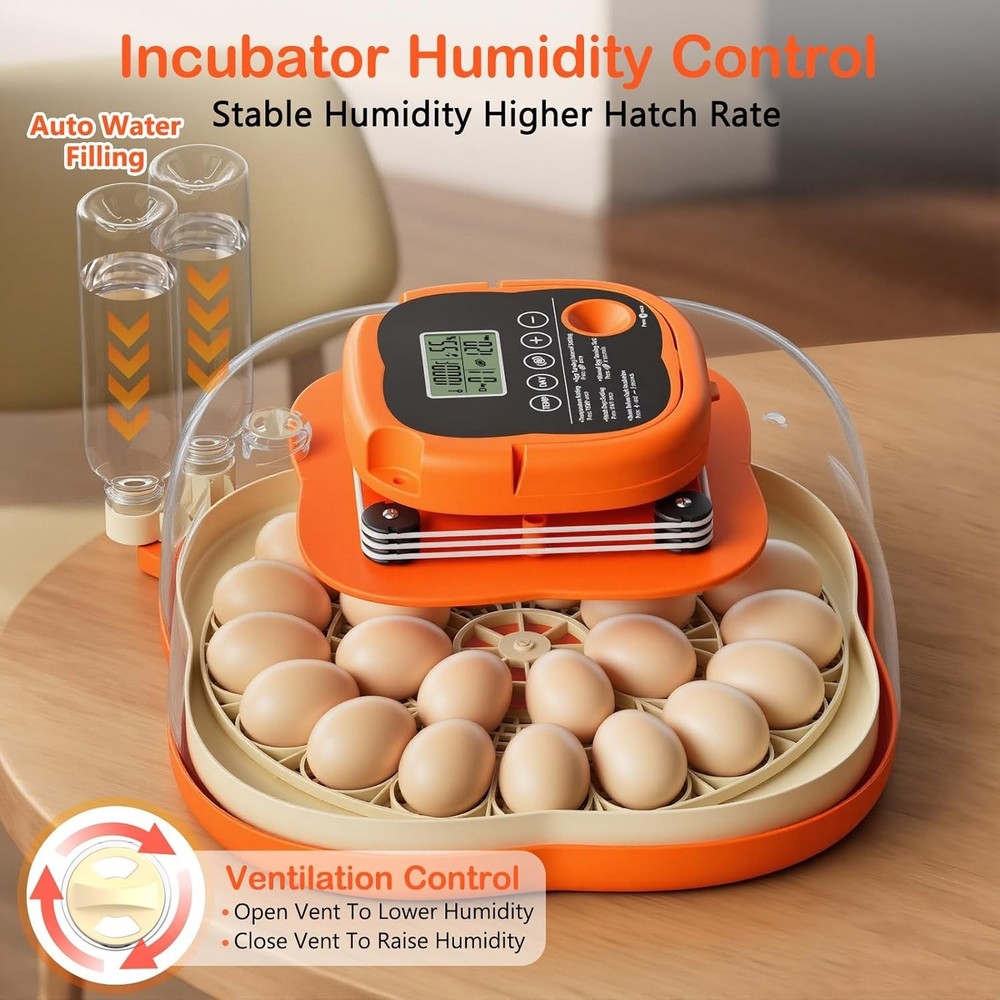 Compact Egg Incubator for Multiple Bird Species