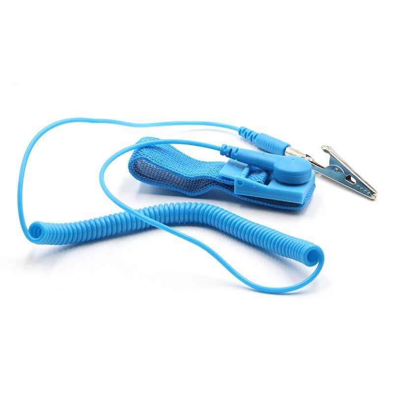 Anti-Static Wrist Strap ESD Grounding Strap With Removable Clip