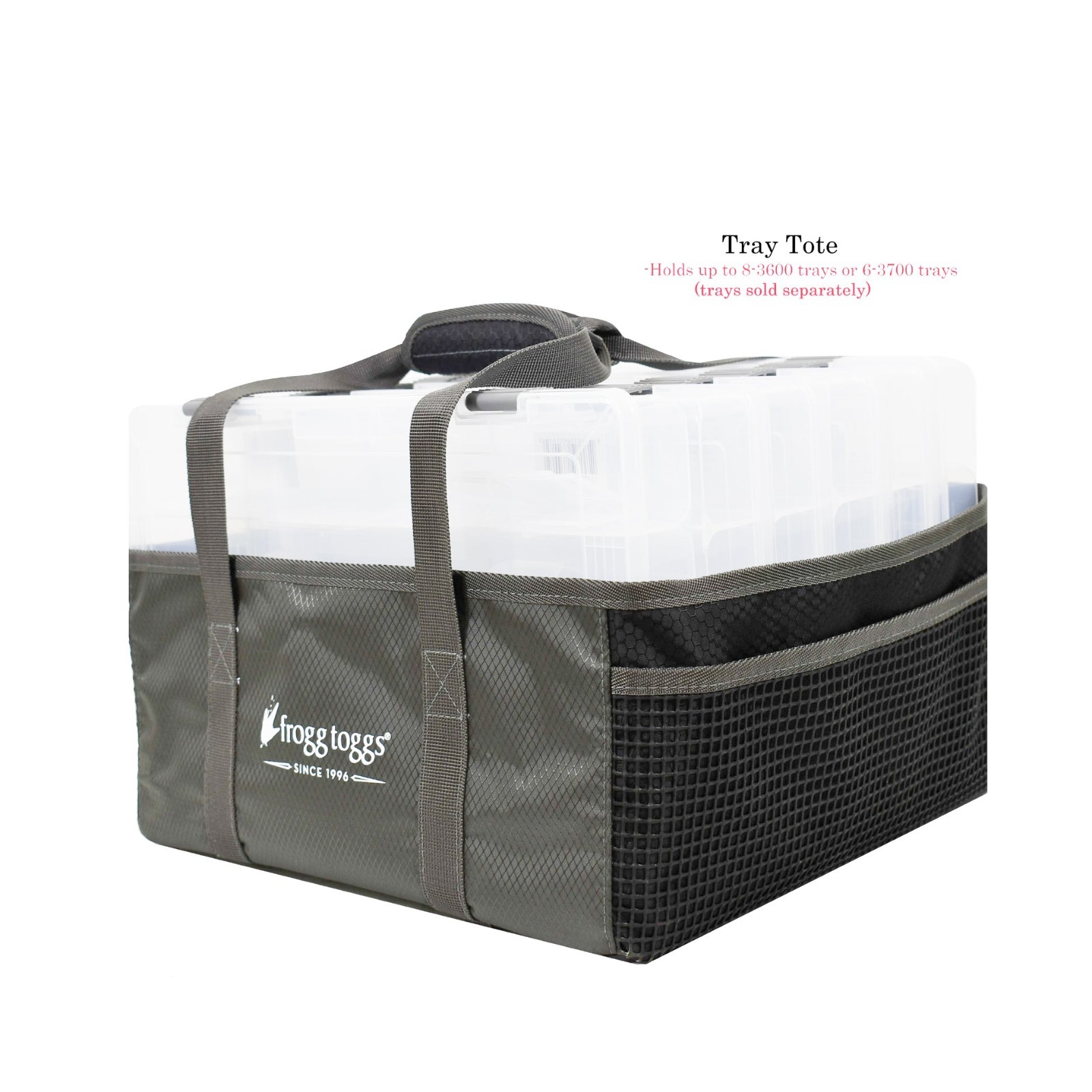 FROGG TOGGS FISHING TRAY TOTE 3600 OR 3700 TACKLE COMPARTMENT BOXES Holds 8