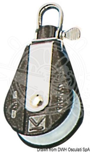 Viadana Single block with fixed or swivel head A