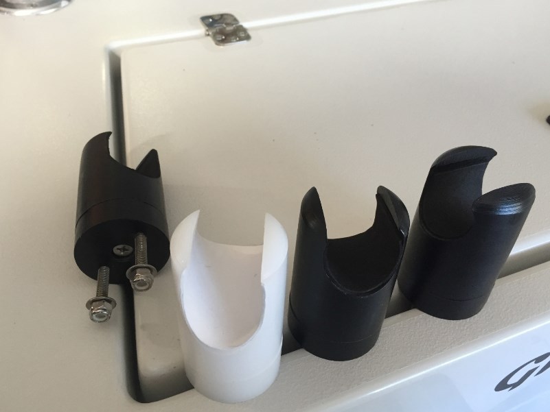 Snagless Platform Holder - White **(Push Pole Caddy Gripper Polemate)**