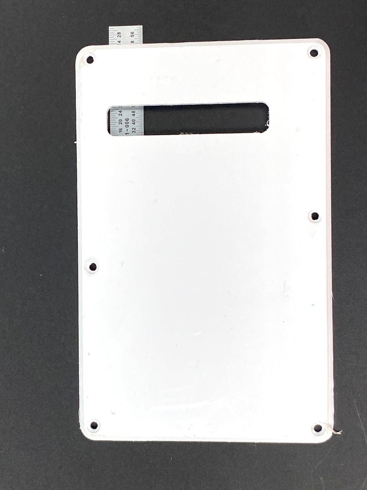 Fender Squier WHITE BACK PLATE Affinity Strat Stratocaster Electric Guitar