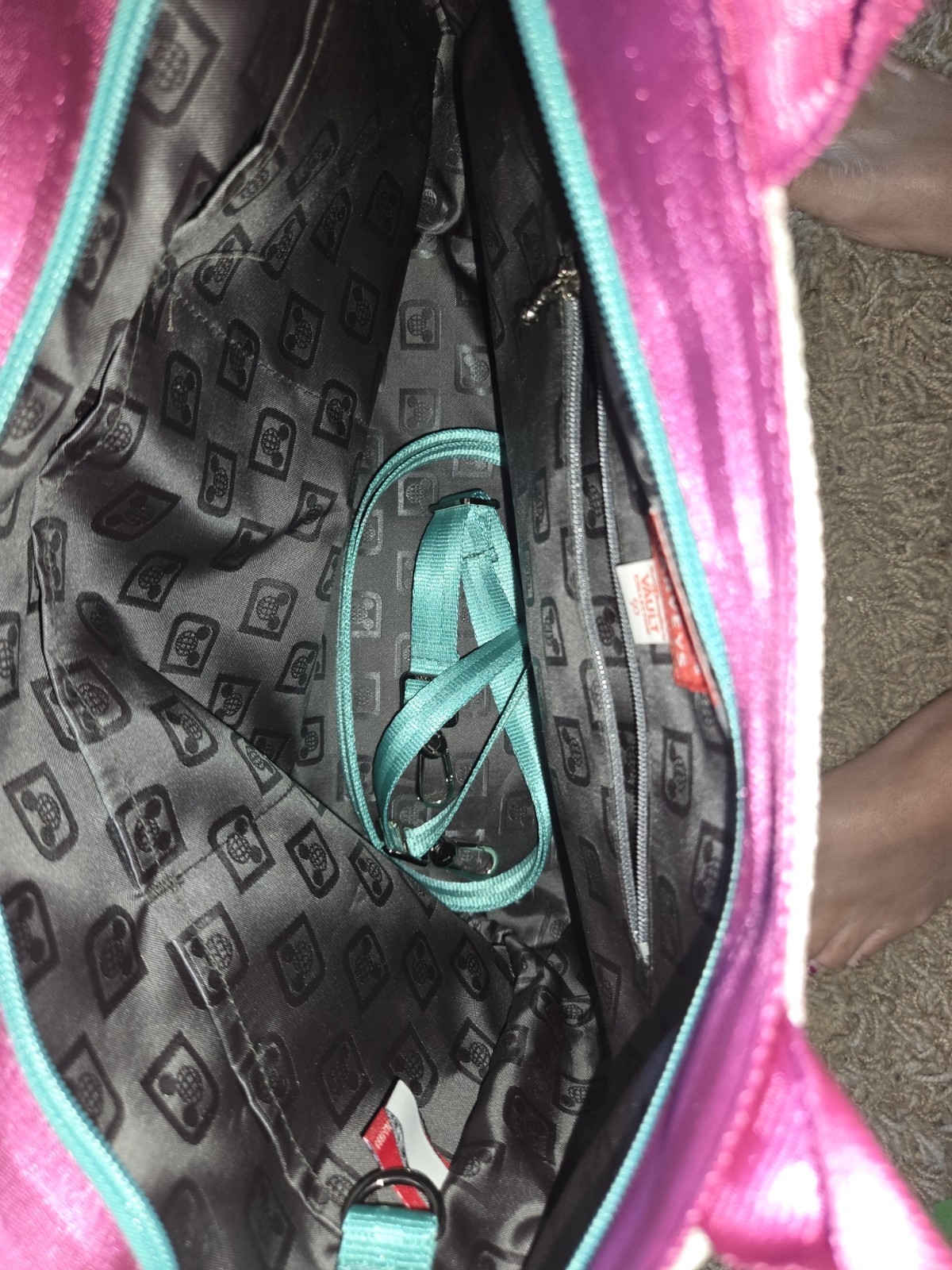 Harveys Walt Disney World Magic Kingdom 50th Map Streamline Tote New With Tags