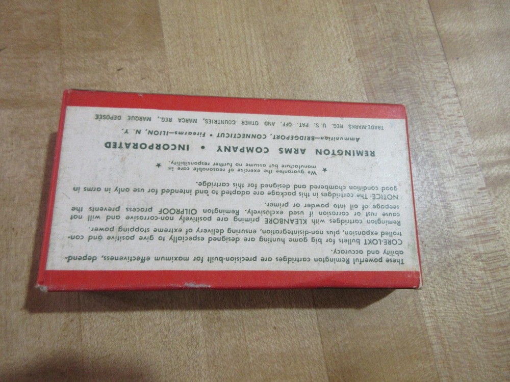 Empty Ammo Box Remington Kleanbore 308 Win with cardboard insert (W21) # 38