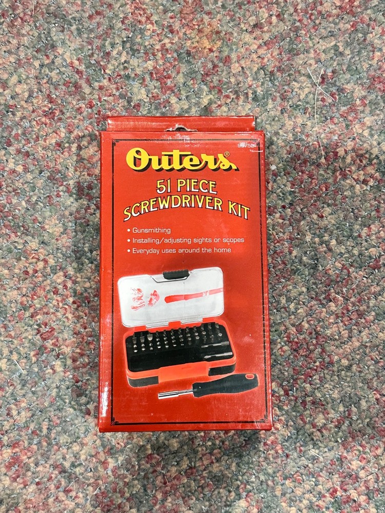 GUNSMITH OUTERS TOOL KIT 51PC OUTERS GUNSMITH
