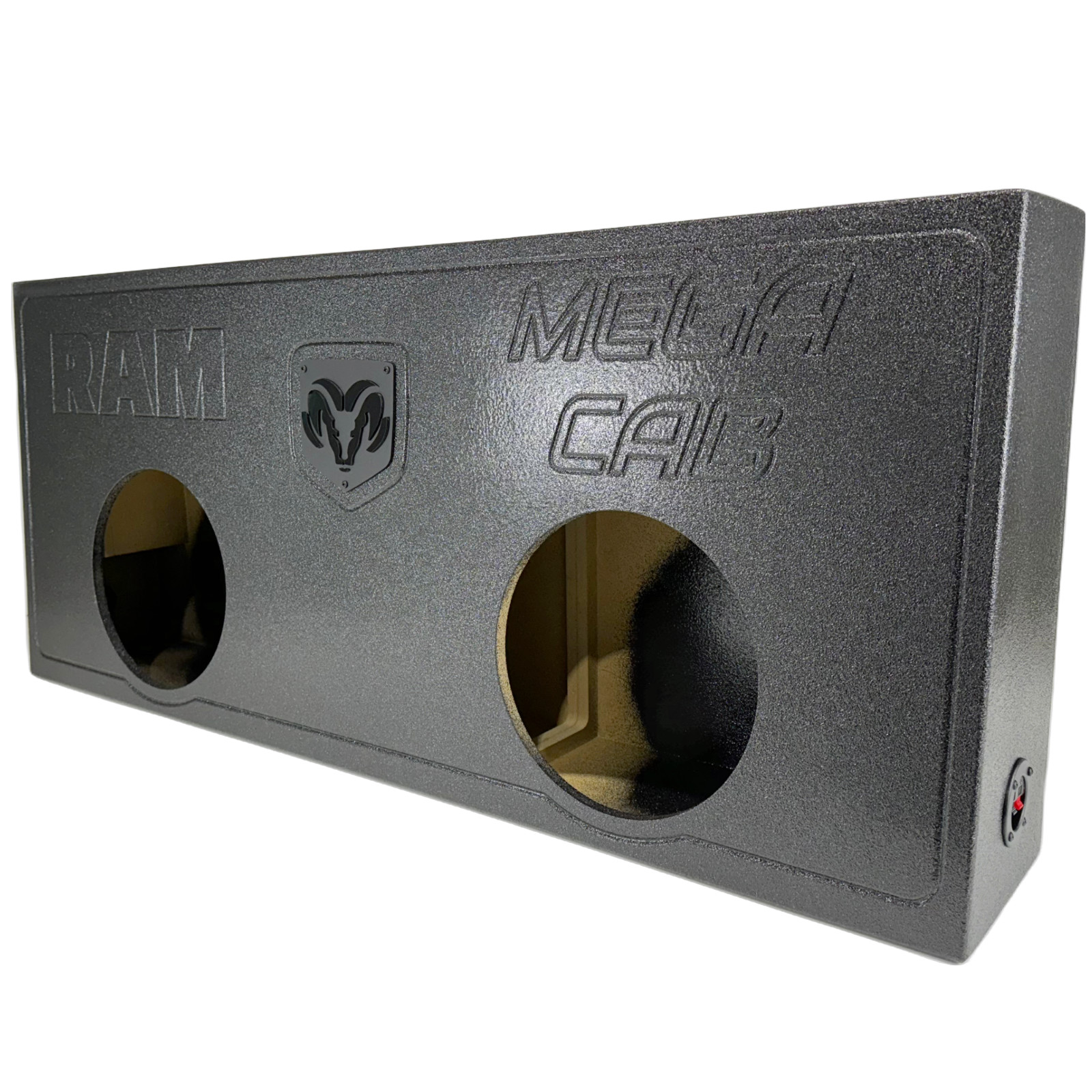 Subwoofer Enclosure Box Dodge Ram Mega Cab 06-22 Ported 2x12"