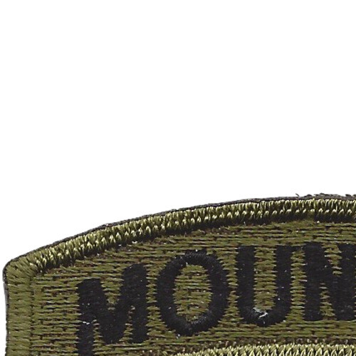 U.S. 10th Mountain Division Rocker OD Patch