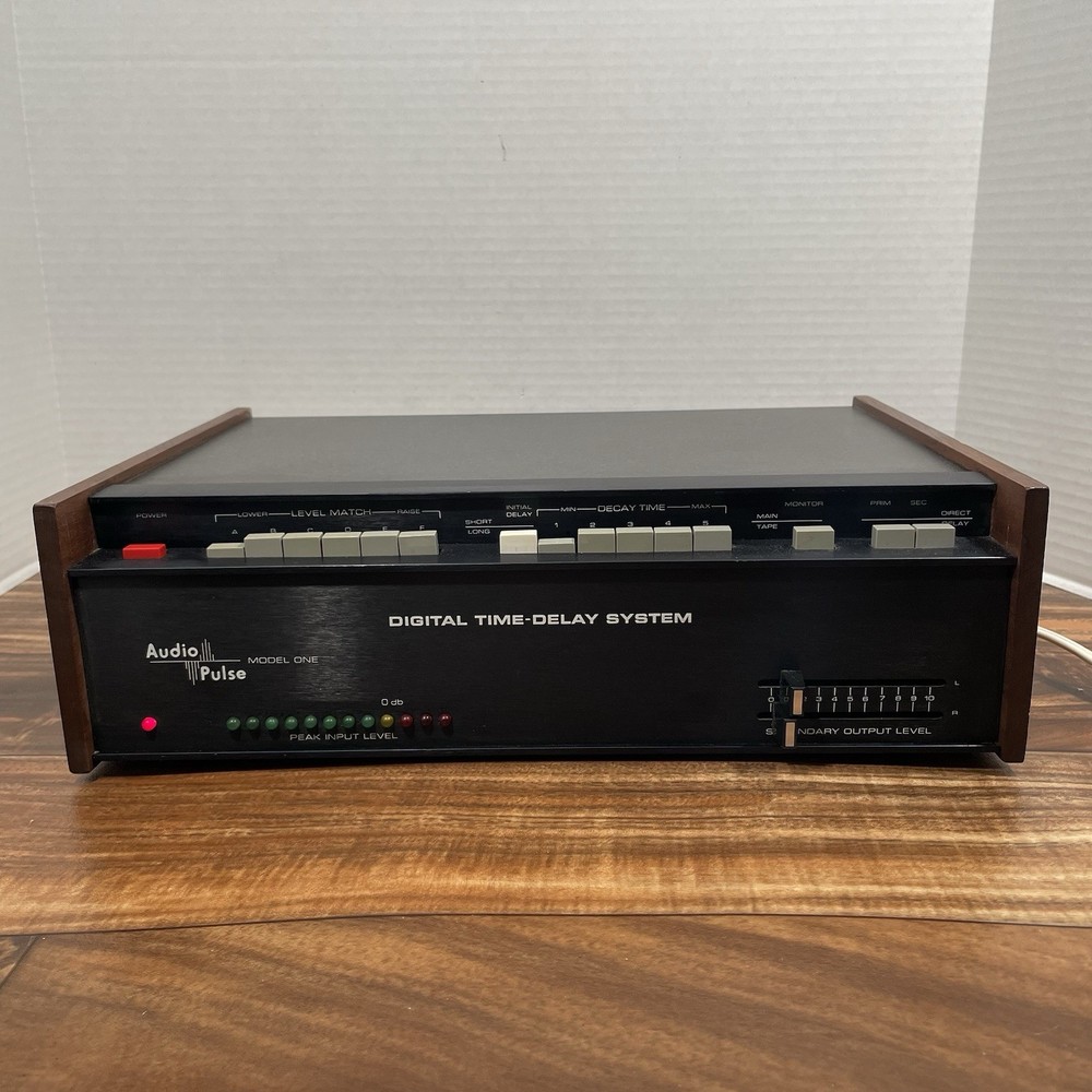 1976 Model One Audio Pulse Digital Time Delay System Powers On HUMS READ