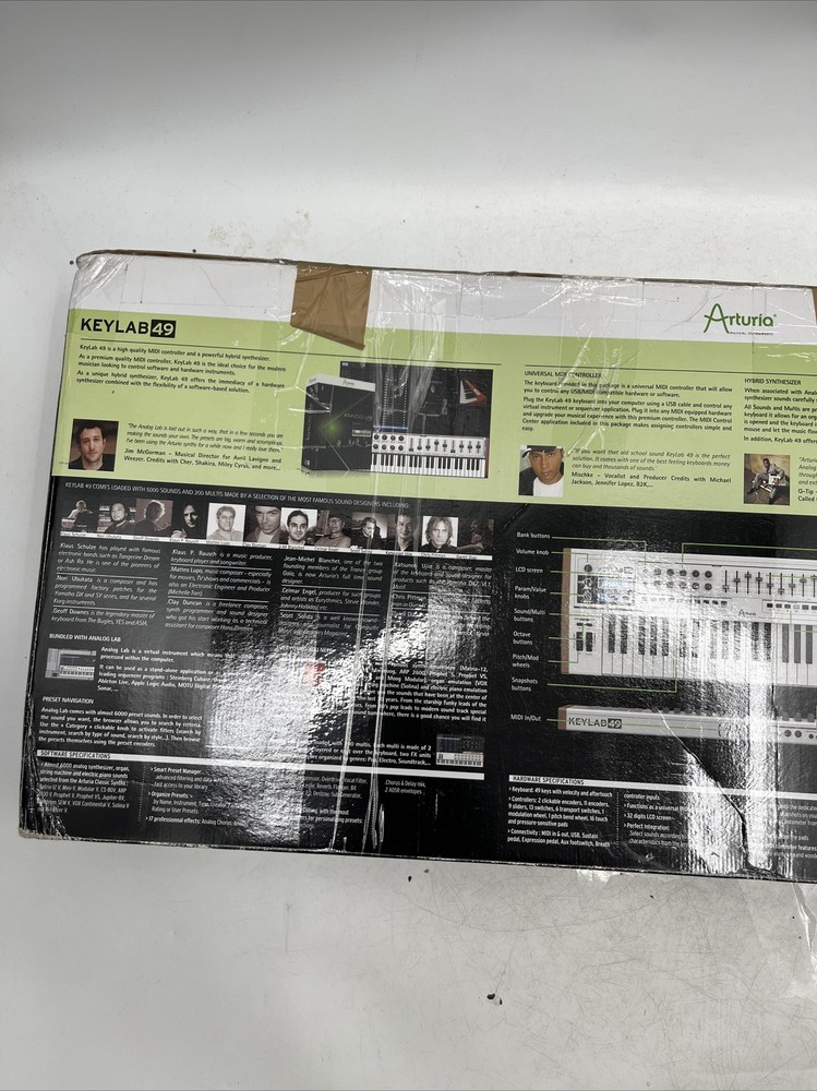 Arturia KeyLab 49 49-Note MIDI Keyboard Controller with Software Bundle