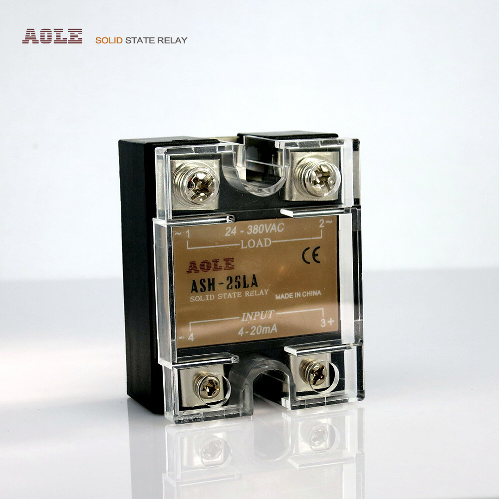 25A single-phase solid state relay 4-20mA voltage regulator ASH-25LA 0-5V open