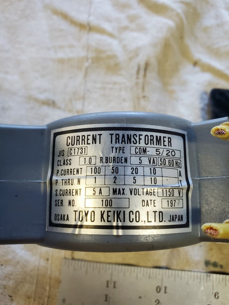 AC Current Transformer & amp Meter