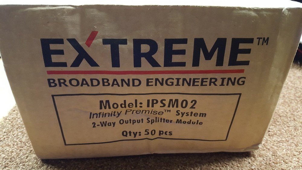 Extreme Broadband Engineering IPSMO2 2-Way Output Splitter Module (Box of 50)