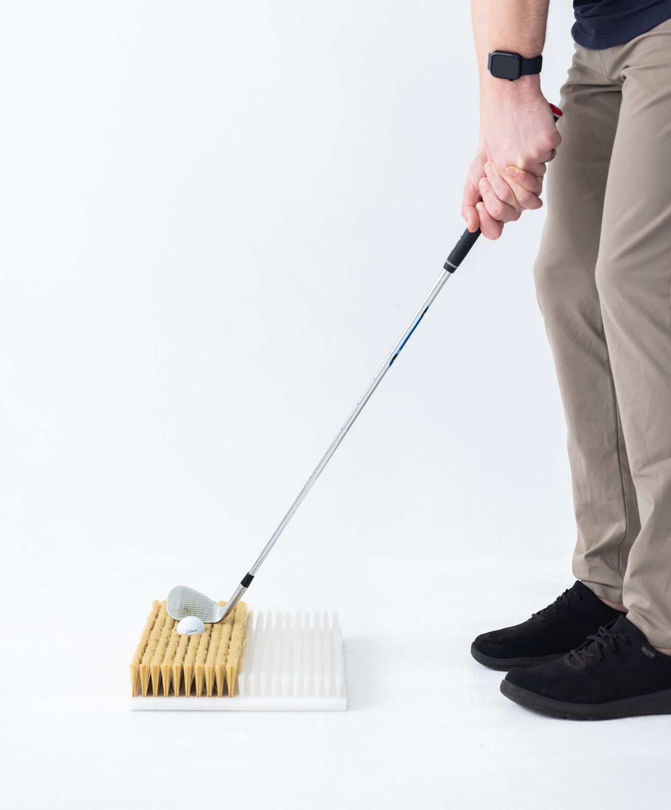 Up and Down Sand Mat - Simulated Sand Chipping Mat for Golf Simulator or Bunker