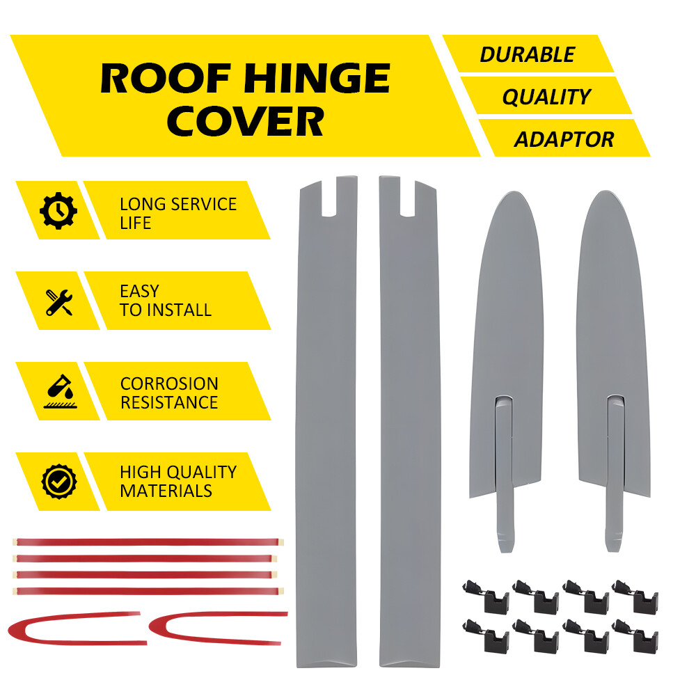 4Pcs Left+Right Convertible Roof Top Hinge Cover Fits BMW E93 335i M3 M4 F83 EOA