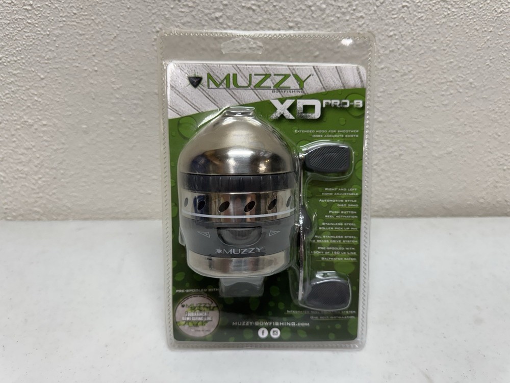 Muzzy XD Pro B Bowfishing Reel with Button