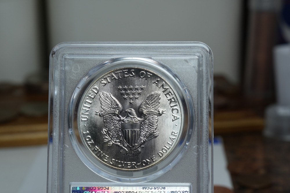 1987 American Eagle 1 oz Silver Dollar PCGS MS 68 Certified