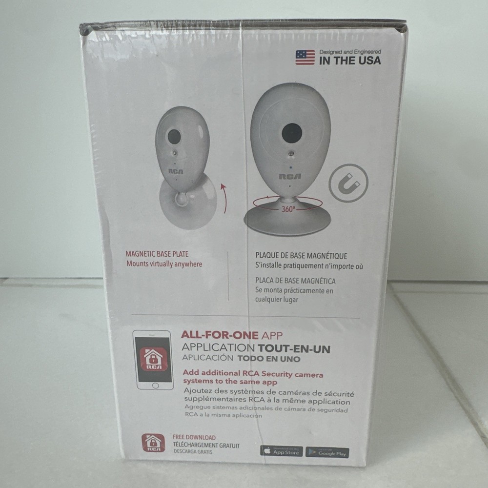 RCA Indoor Security Camera 2 Pack Model HSWIFIX1A2PK