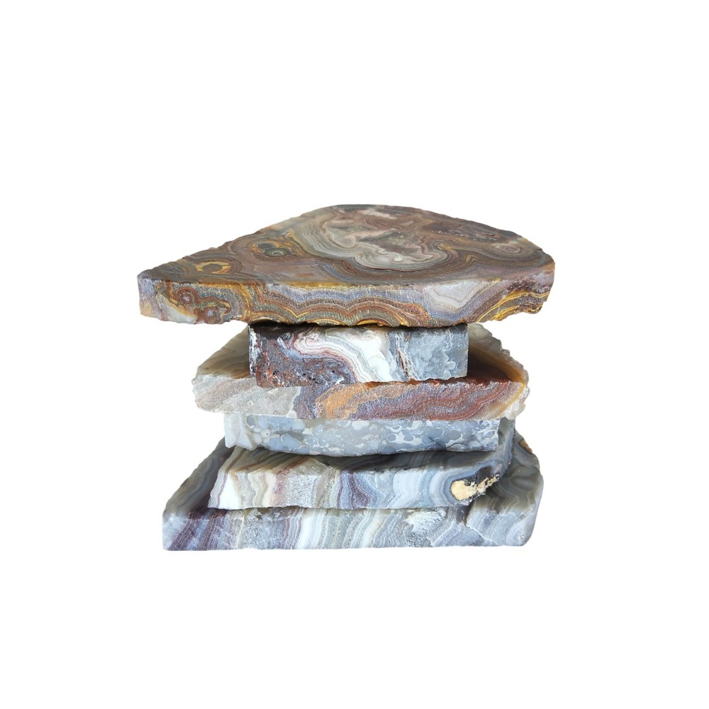 Agate, preforms, mini slab, lot, cabbing rough, lapidary, #R-6833