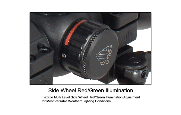 Leapers 3-9x32 CQB Bug Buster Rifle Scope Rings & Sunshade - SCP-M392AOLWQ