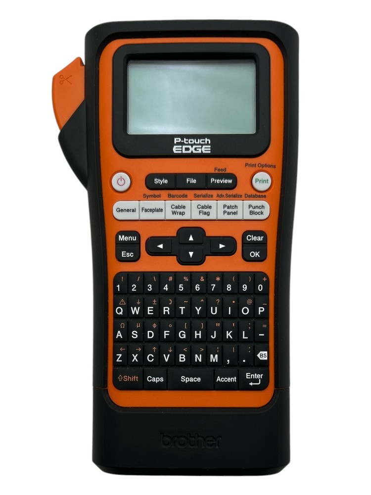 Brother PT-E310BT Label Printer Orange