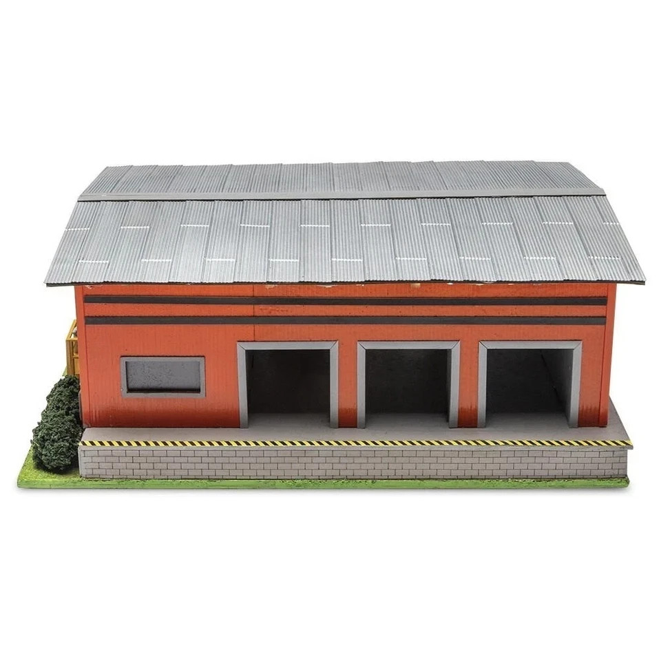 O Scale Schneider Freight Building Lighted O Gauge Train Layout Warehouse