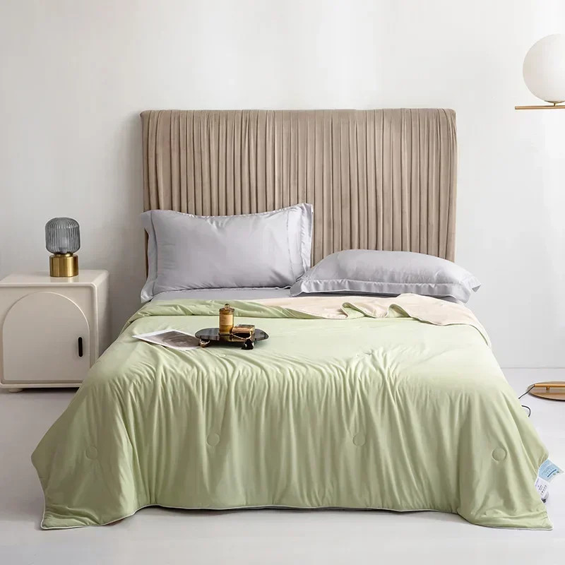 High Quality Cooling Blankets Smooth Air Condition Comforter Lightweight Summer