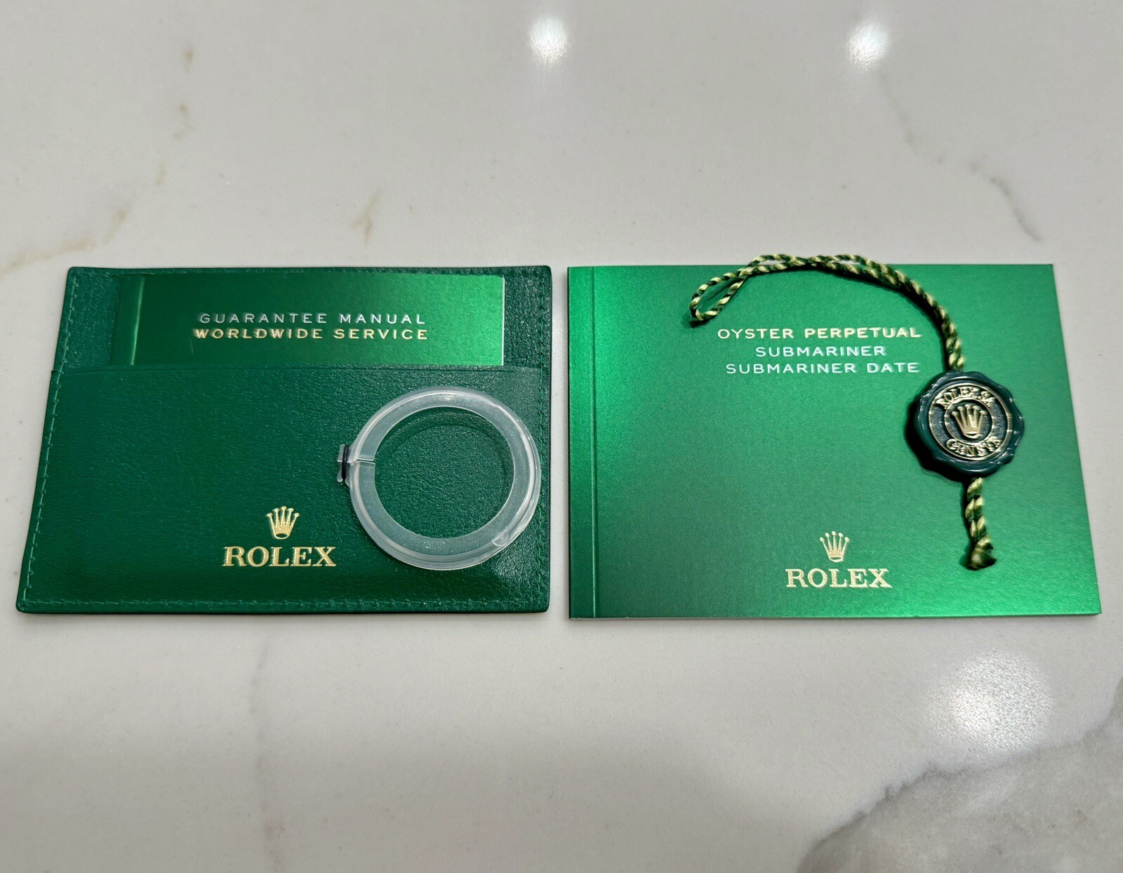 Authentic Rolex Submariner Booklets +Bezel Protector 116610 114060 116613 116618