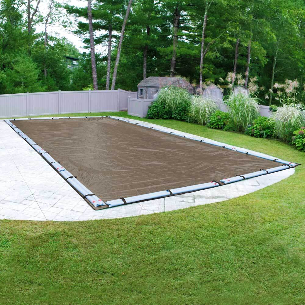 PoolCoverChoice Winter Swimming Pool Cover for 18 ft x 36 ft Rectangular Pool
