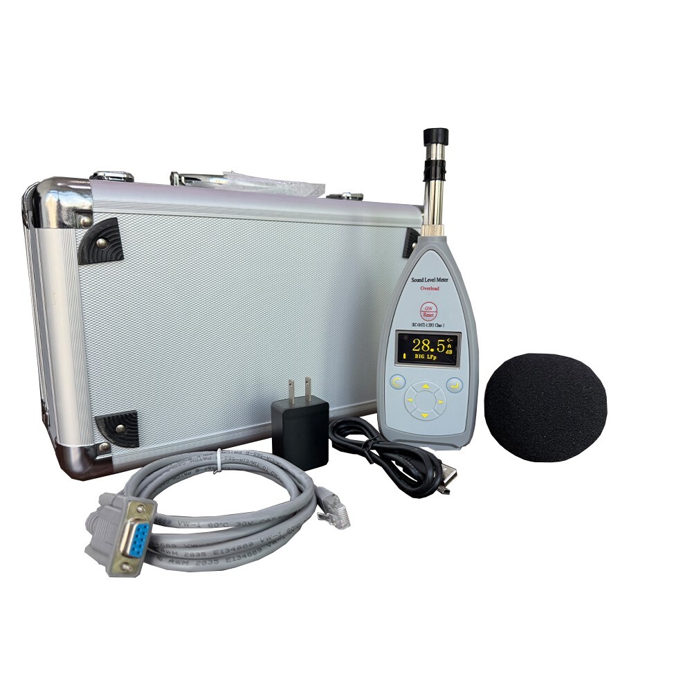 Type 1 Sound Level Meter Noise Meter with Integrating Function 8000 Groups Data