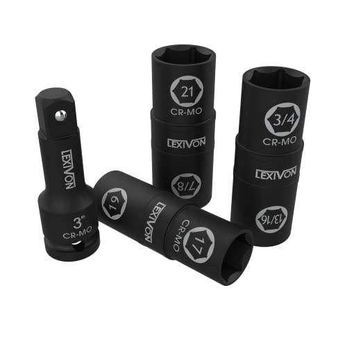 Impact Socket Set, 6 Total Lug Nut Size | Innovative Flip 6 Lug nut sizes