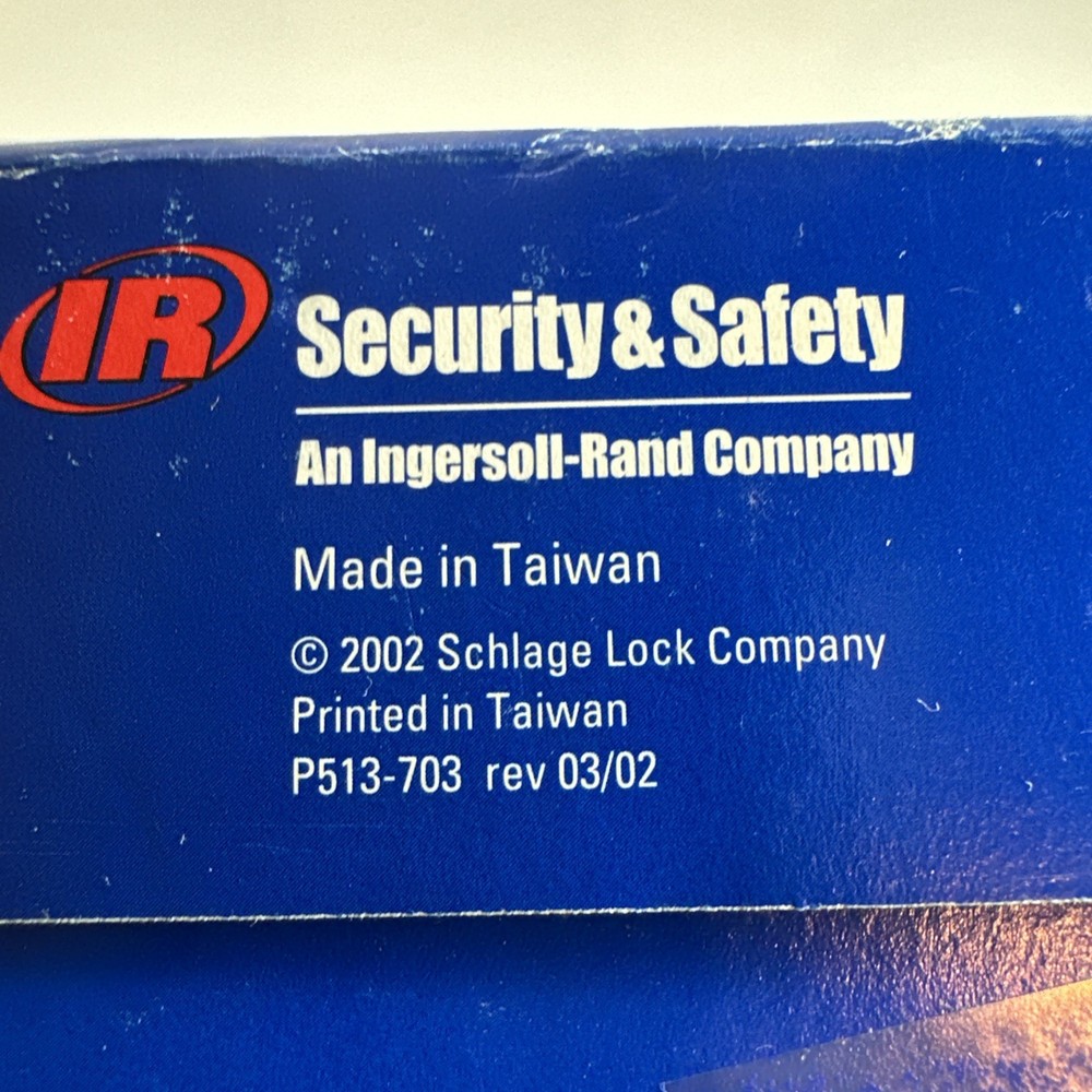 Schlage Maximum Security Deadbolt Keyed Entry~Grade 2 Max Security Antique Brass