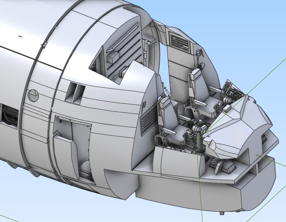 1/72 JASDF Kawasaki C-1 (3D fabricated kit)