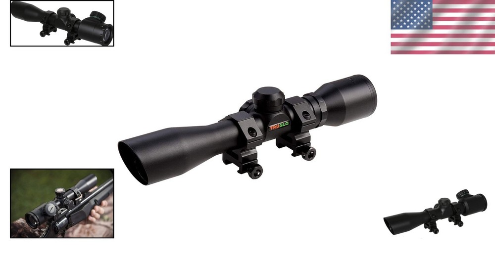 Precision 4x32mm BDC Rangefinder Crossbow Scope - Durable & Water-Resistant