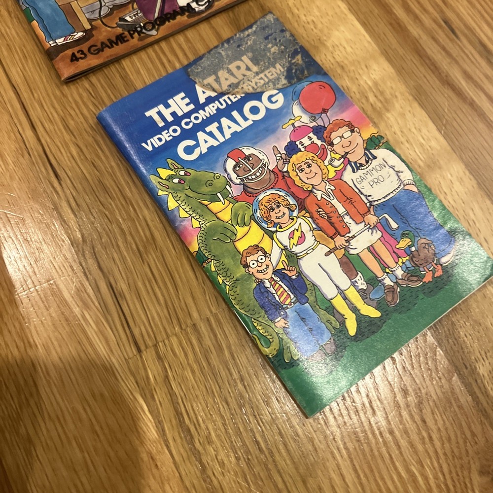 4 Atari Video Game Manuals And Atari Drove Dc Comic