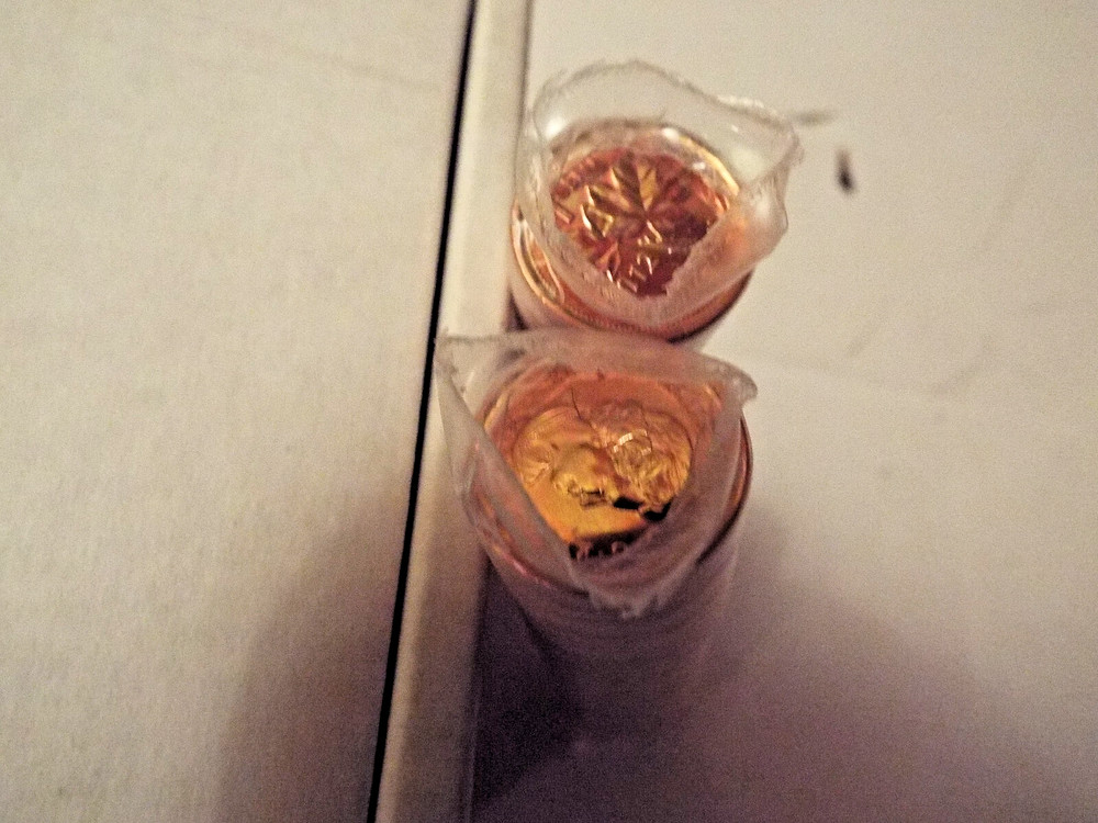 2012 Canada penny rolls Magnetic & Non Magnetic.