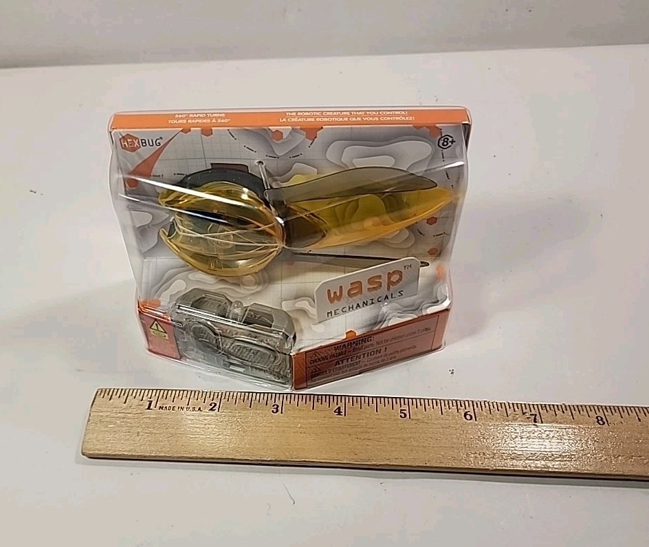 Hexbug--Micro Robotic Creature Mechanicals-Wasp R/C Remote Control