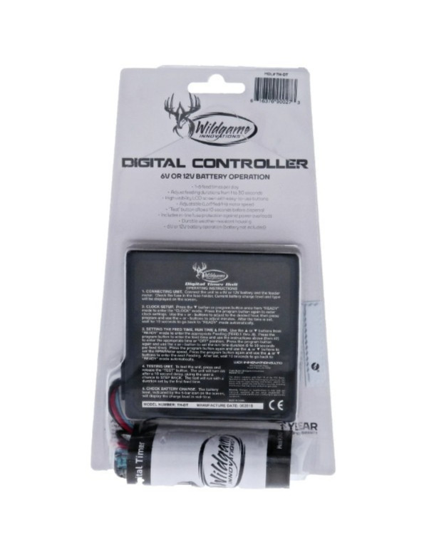 2 Pack Wildgame Innovations Digital Controller 6v or 12v Battery LCD Screen